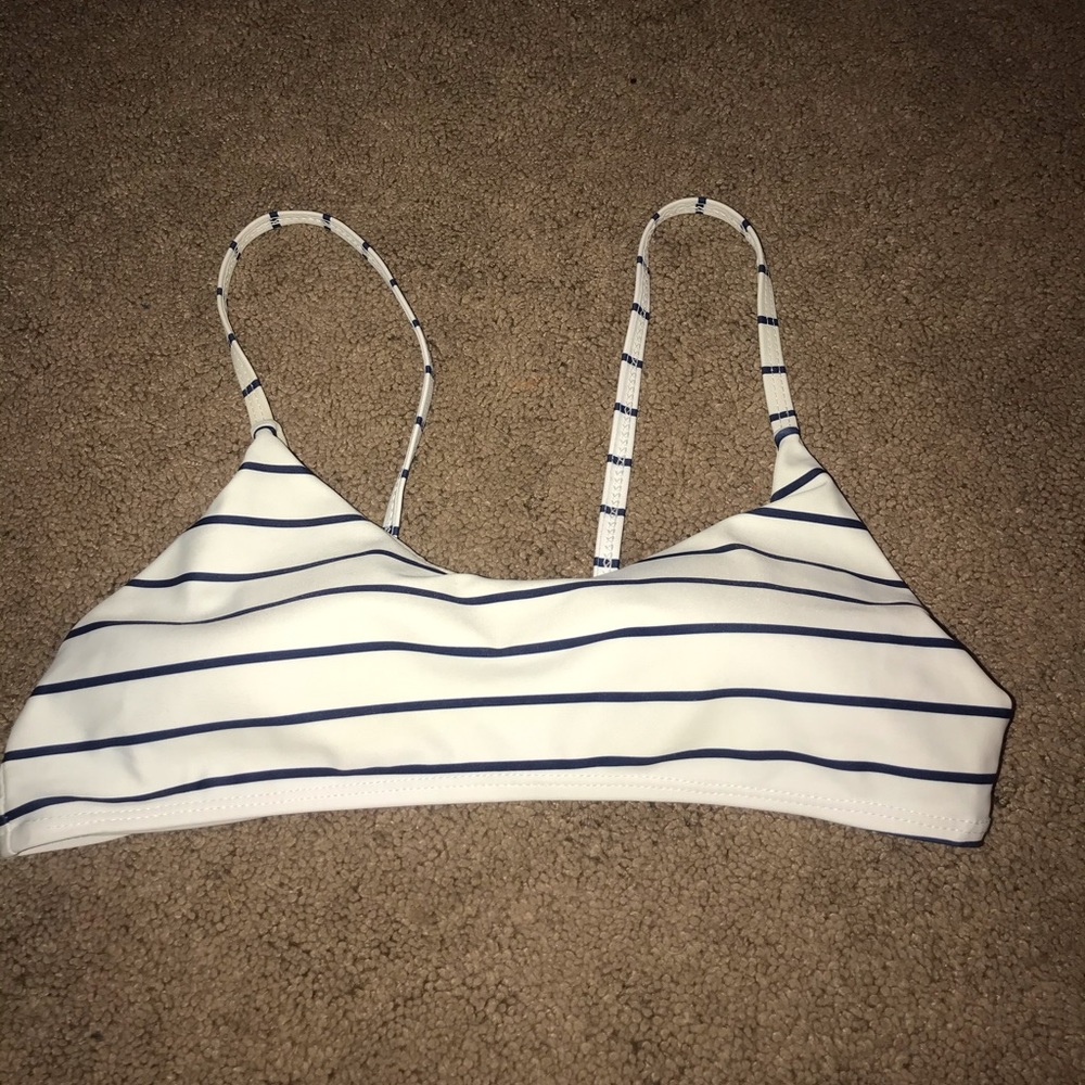 Striped Bikini Top